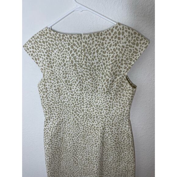 Sharagano White Neutral Sheath Dress Womens size medium - Picture 5 of 6